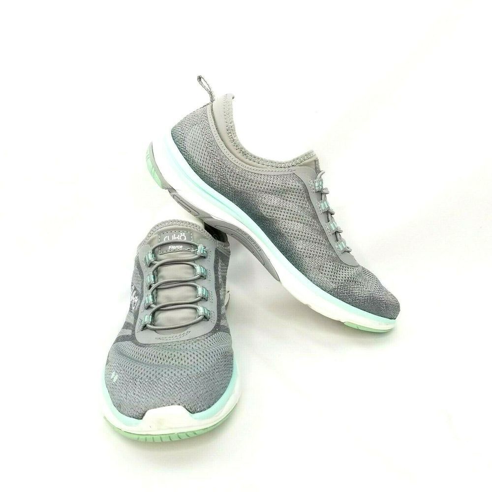 Ryka Fierce Walking Shoe Elastic Band Lace